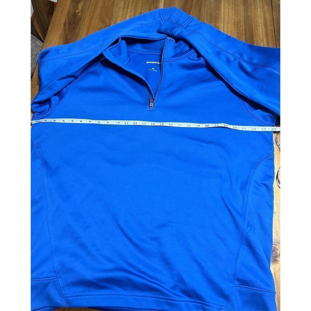 Sport-Tek Men’s Fleece 1/4-Zip Pullover Royal Blue Size XL - Picture 7 of 9